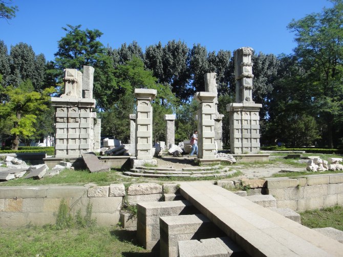 圆明园长春园宫门首次迎客 曾仅供皇帝出入